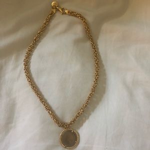 Dyadema Genuine L 20 Lira Coin Necklace